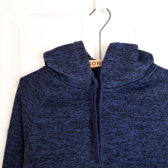 ROOTS Sz Small blue sweater - Picture 2 of 6